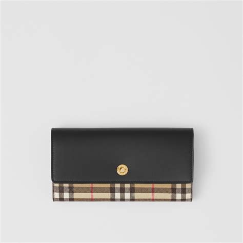 burberry colour block continental wallet|burberry wallet on chain.